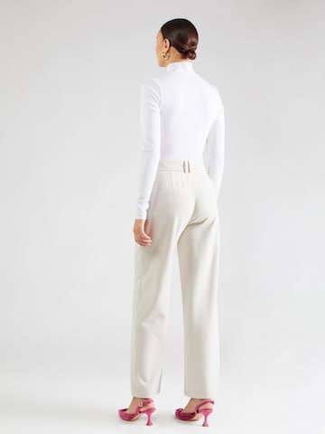 Regular Pantalon à plis ONLY en beige