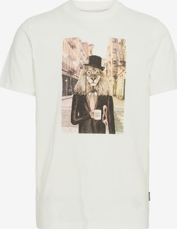 balta BLEND Marškinėliai 'BHKIAN': priekis