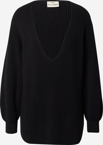 A LOT LESS Pullover 'Emmy' in Schwarz: predná strana