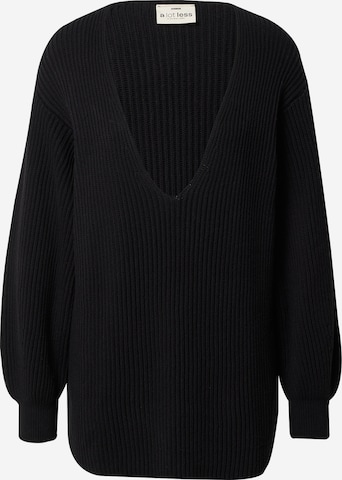 A LOT LESS Sweater 'Emmy' in Black: front