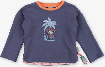 SIGIKID Sweatshirt in Light blue / Dark blue / Orange / White, Item view