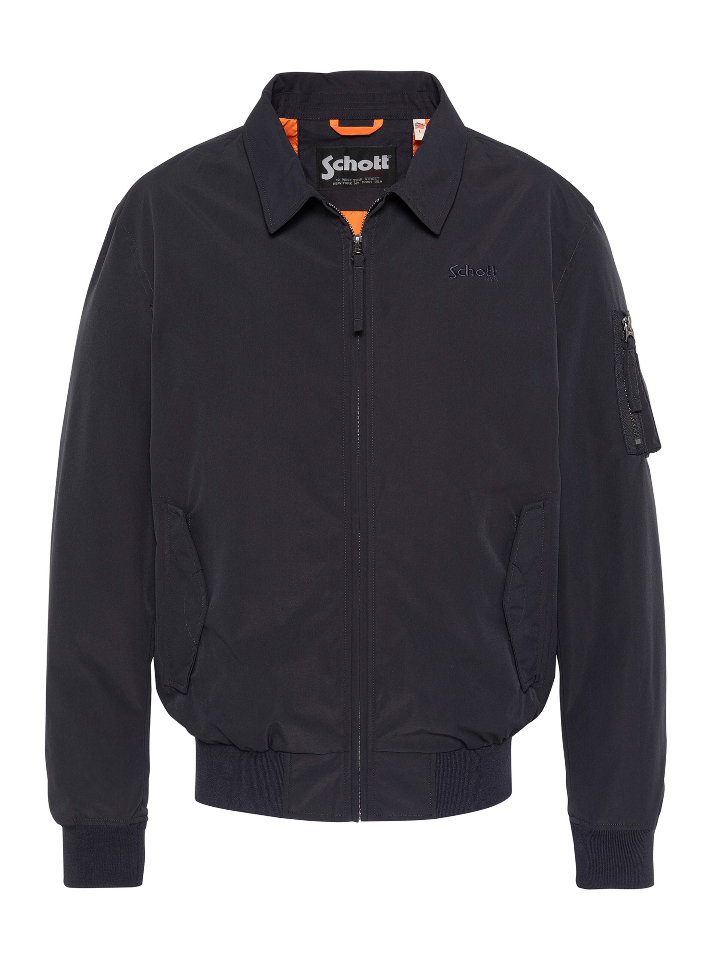 Schott NYC Übergangsjacke‌‌‌ in Blau: Vorderseite