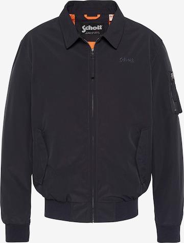 Schott NYC Übergangsjacke in Blau: Vorderseite