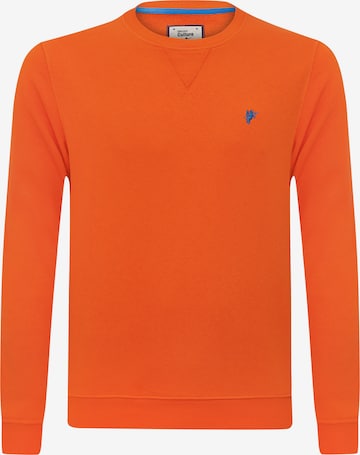 Sweat-shirt 'Nicholas' DENIM CULTURE en orange : devant