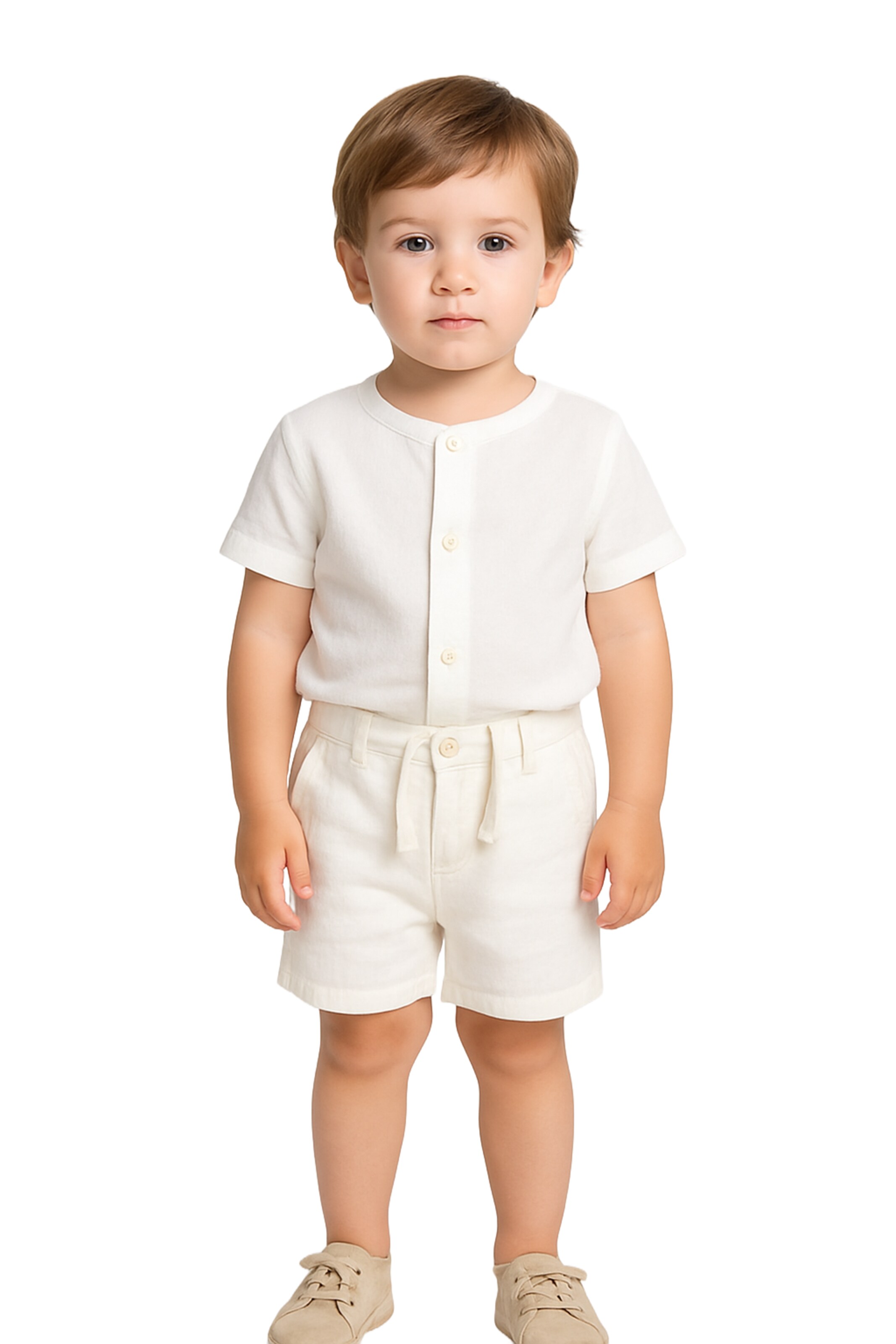 Panço Regular Pants in White: front