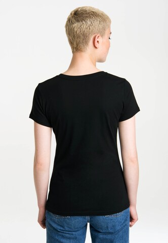 LOGOSHIRT Shirt 'Catwoman' in Black