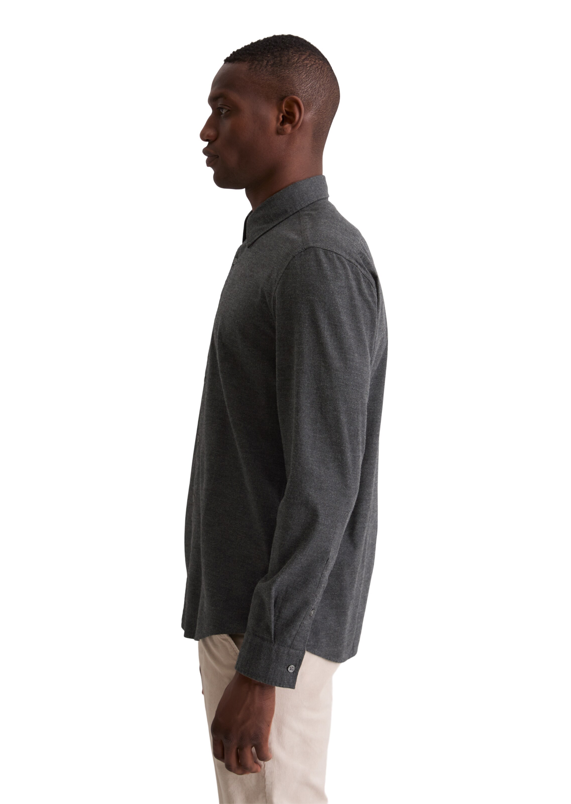 Marc O'Polo Regular fit Button Up Shirt in Black