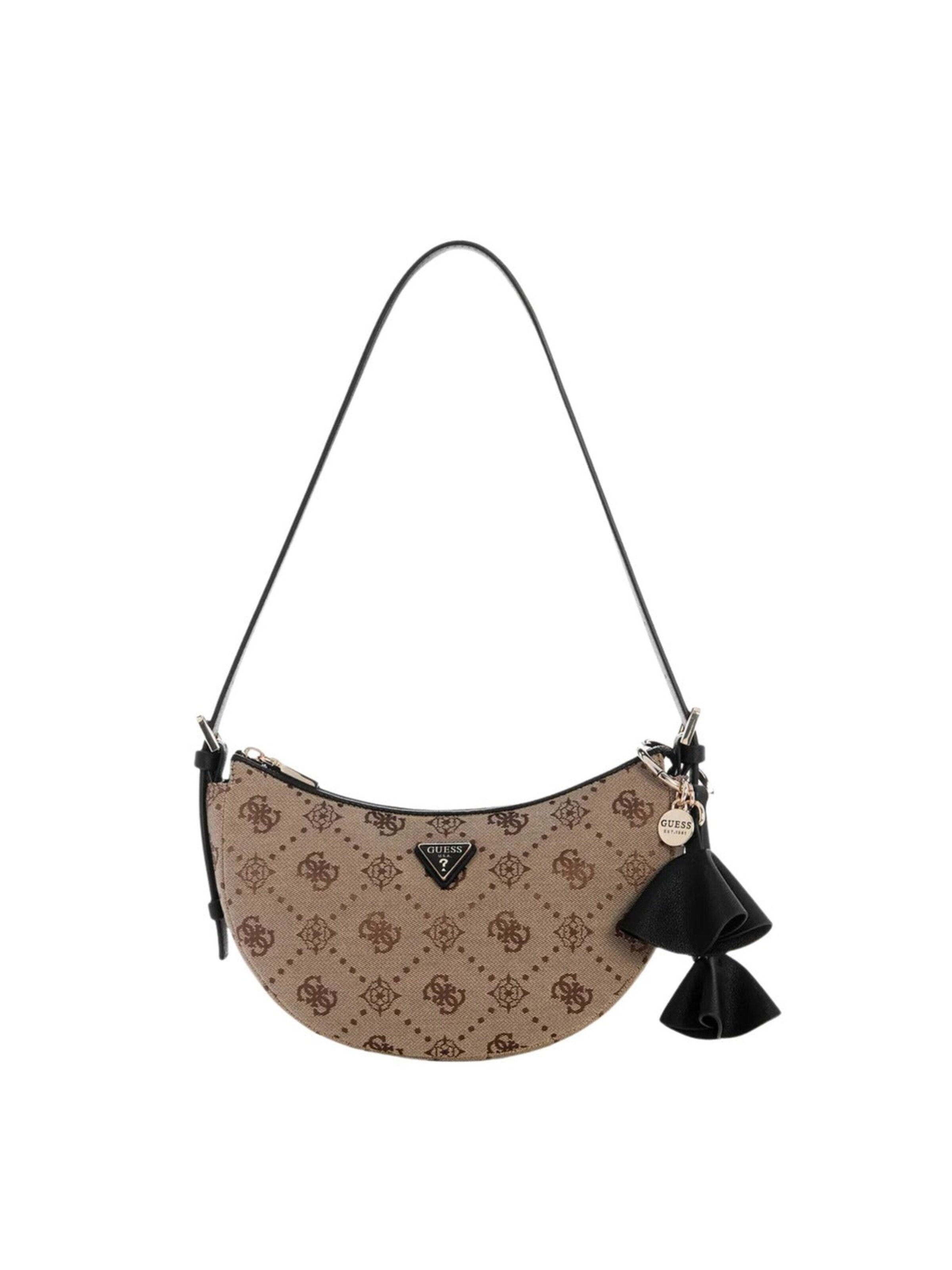 fekete GUESS Válltáskák 'Guess Sac Bandoulière Katie Latte Logo/Black' - One Size, Termék nézet