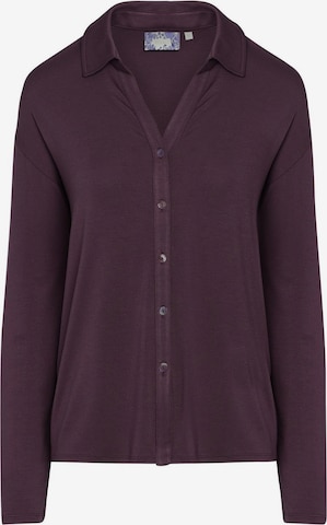 ESSENZA Pajama Shirt 'Kae' in Purple: front