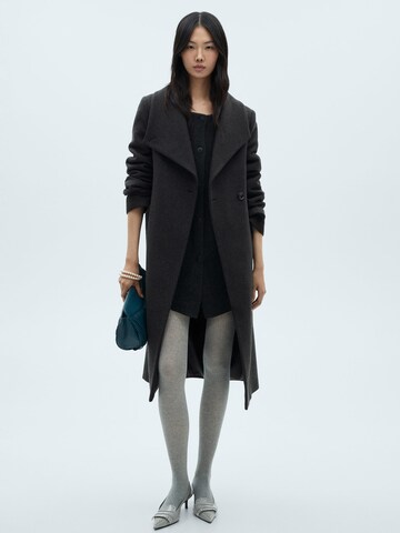 MANGO Between-seasons coat 'SIRENITA' in Grey: front