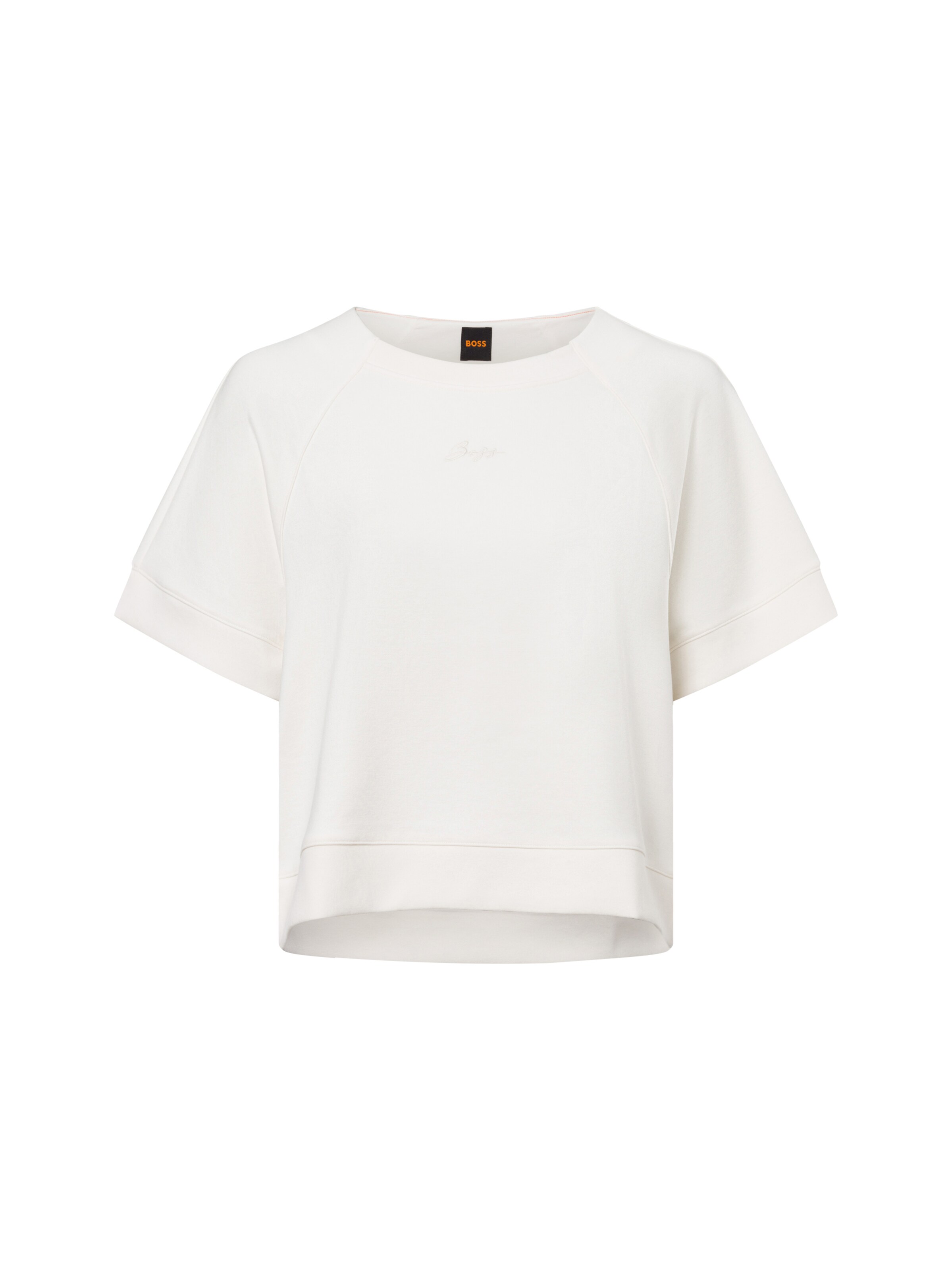 BOSS Sweatshirt 'C_Emsa' in Beige: front