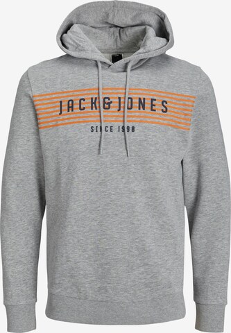 JACK & JONES - Sweatshirt 'PLANET' em cinzento: frente