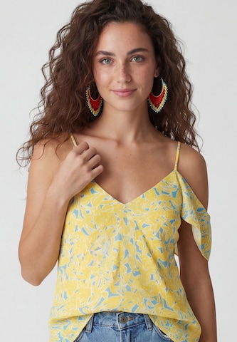 IZIA - Top 'Festival Collection' en amarillo: frente