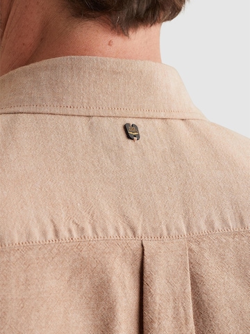 PME Legend - Ajuste regular Camisa 'Oxford shirt with chest pocket and button-down collar' en naranja