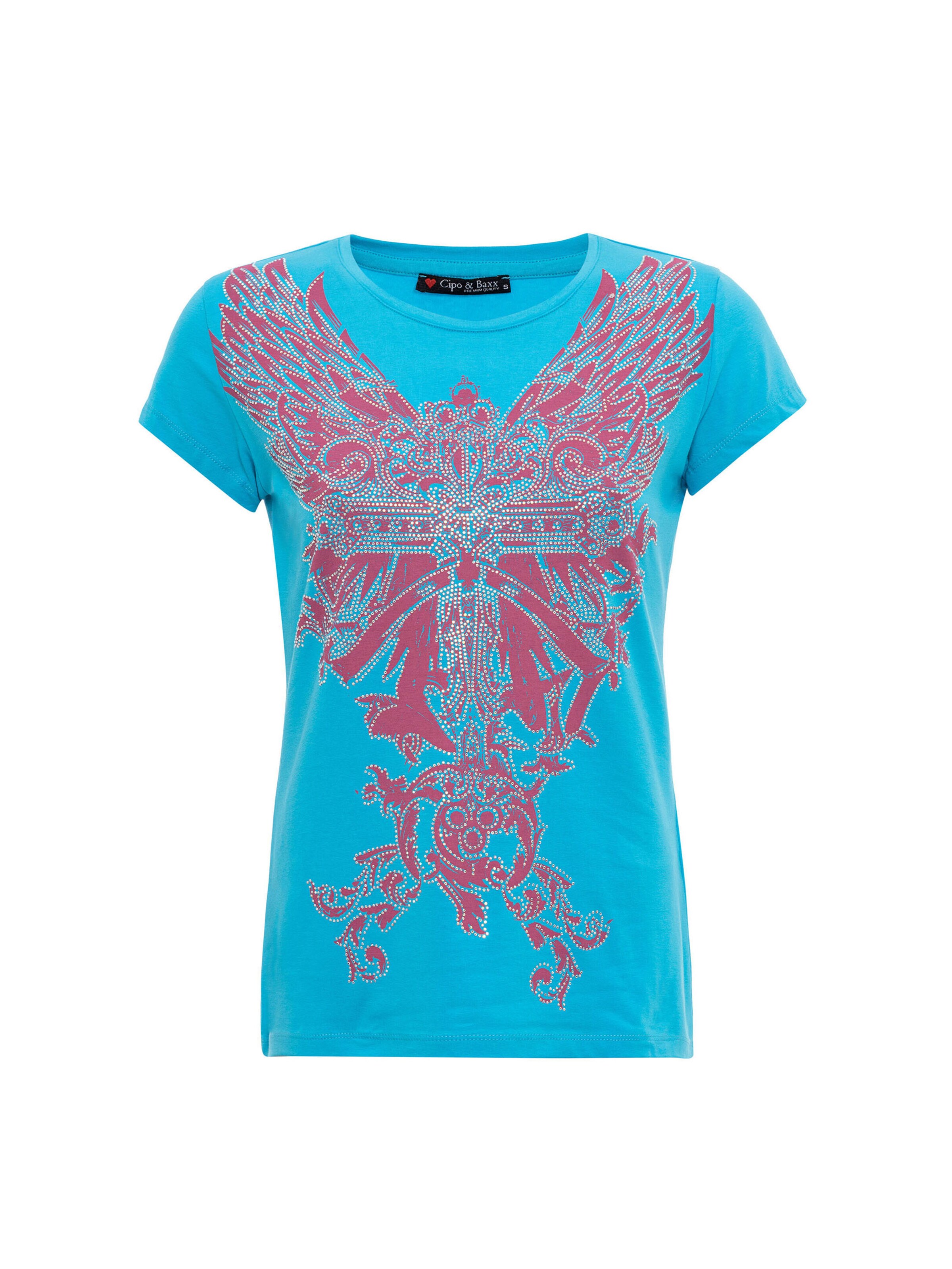 CIPO & BAXX T-shirt 'WT341' en L en bleu, Vue avec produit