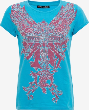 T-shirt 'WT341' CIPO & BAXX en bleu : devant
