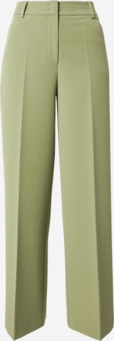 MORE & MORE Wide Leg Suorat housut värissä vihreä: etupuoli