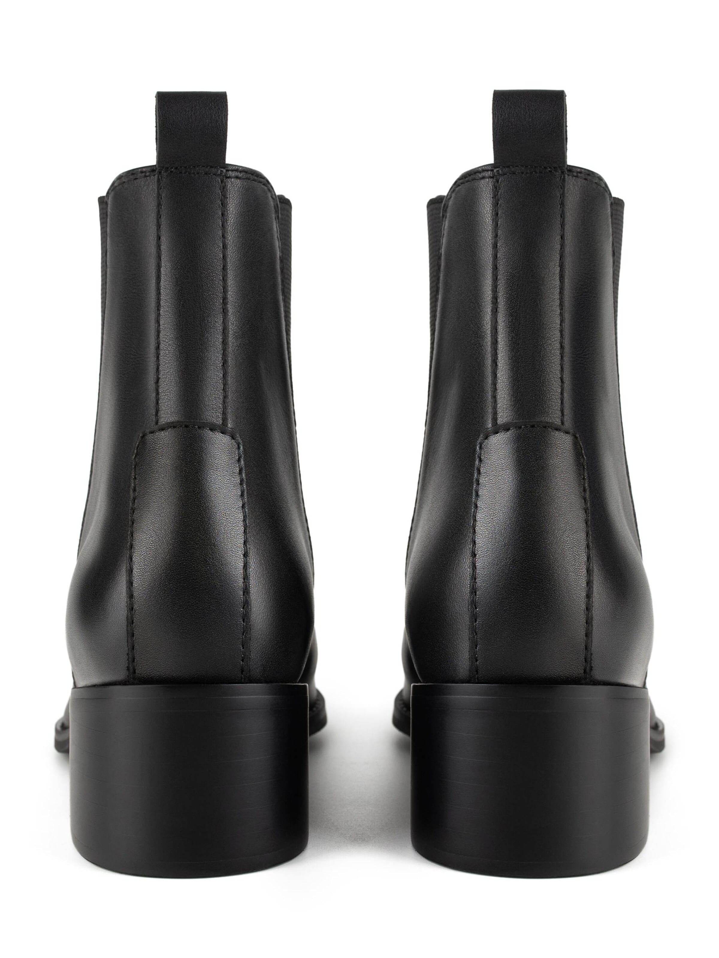 L37 HANDMADE SHOES - Botas pelo tornozelo 'GALACTIC MIST' em preto