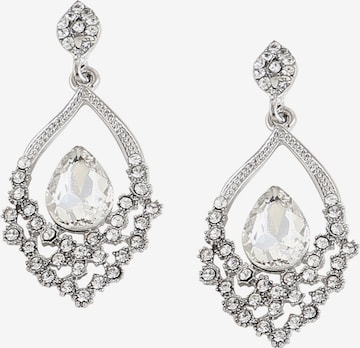 Boucles d'oreilles 'Clemency' SOHI en argent : devant
