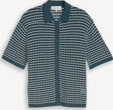 TOM TAILOR DENIM Gebreid vest in Groen: voorkant
