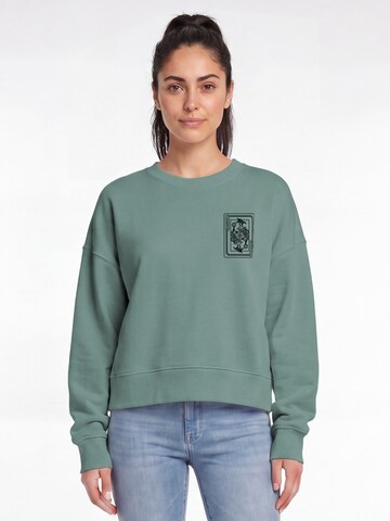 Watapparel Sweatshirt 'Joker' in Green: front