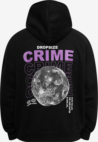 DropsizeSweater majica - crna boja