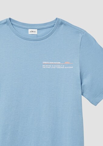 T-Shirt s.Oliver en bleu