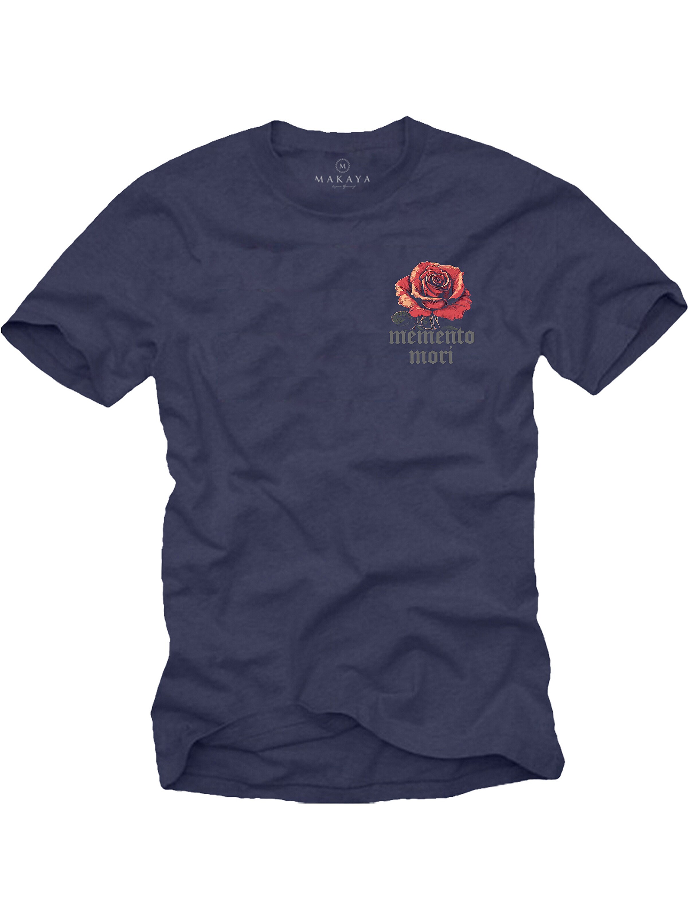 MAKAYA Shirt 'Memento' in Blue: front