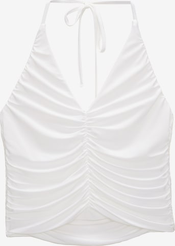 Top di Pull&Bear in bianco: frontale