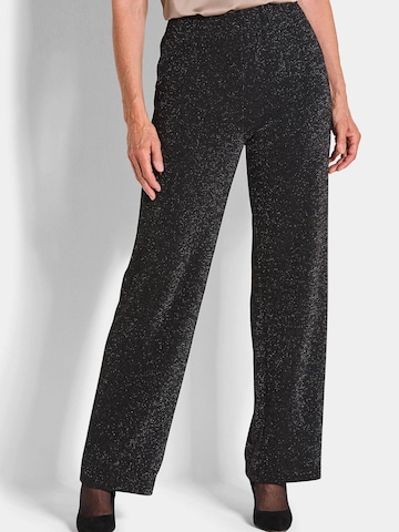 Loosefit Pantalon 'Vera' Goldner en noir : devant