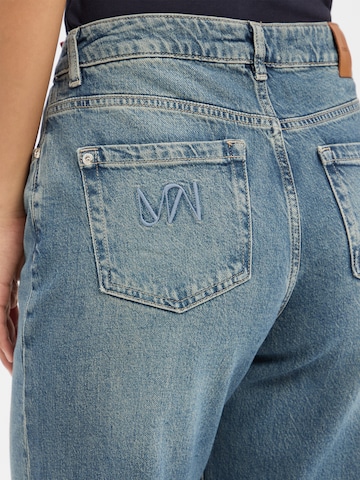 MOS MOSH Wide leg Jeans 'MMDara Mai' in Blauw