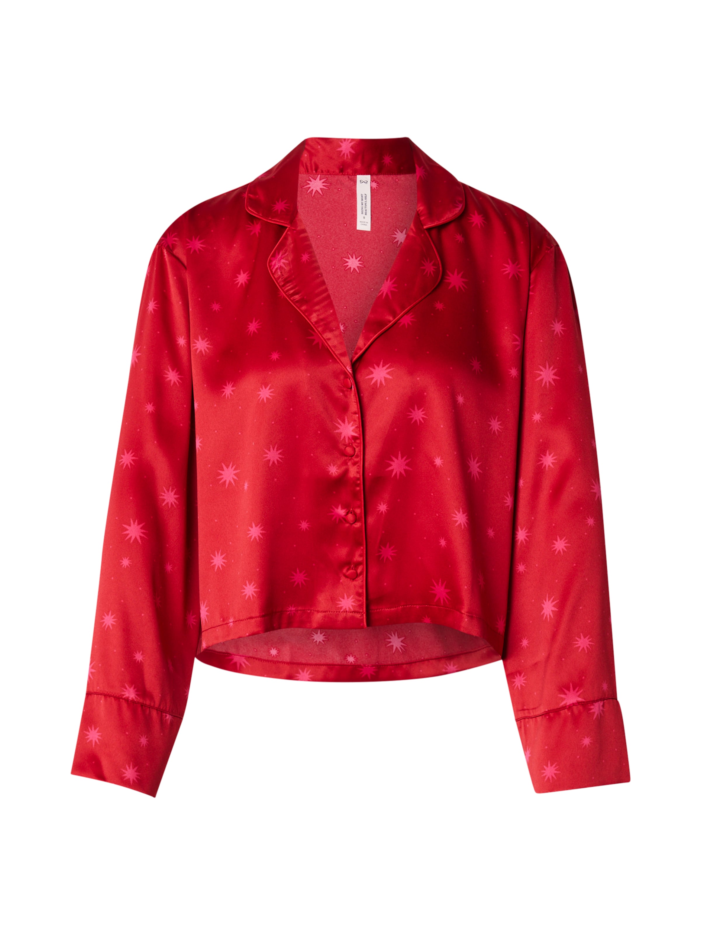 Hunkemöller Тениска за спане в червено: отпред