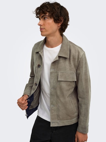 Only & Sons Jacke 'ONSNartey' in Braun