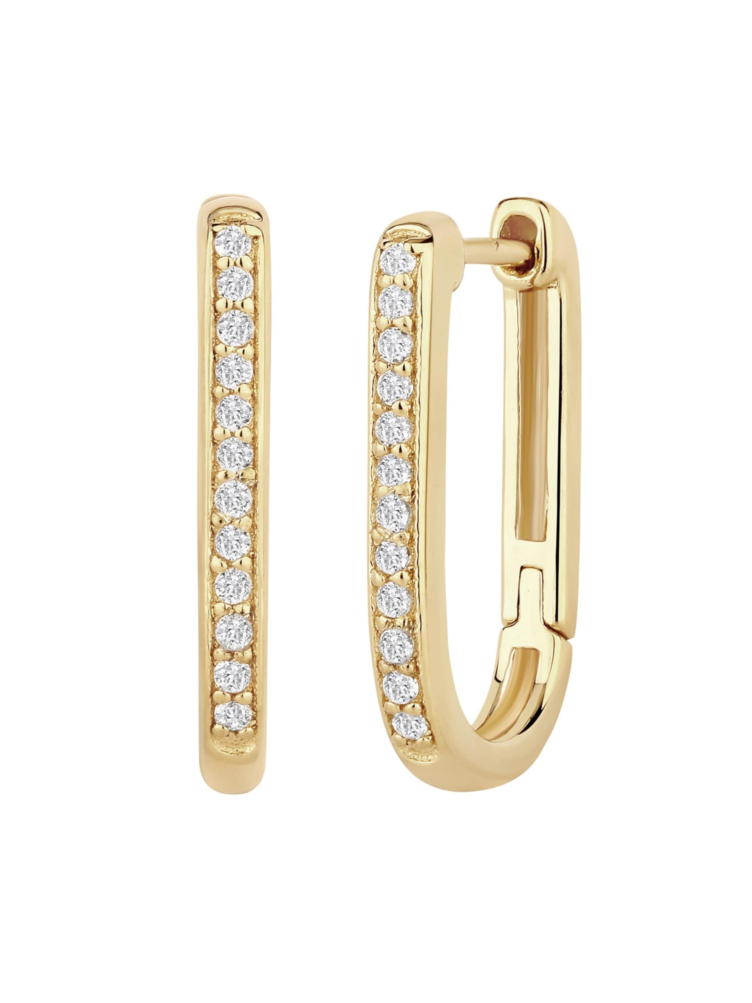 Glanzstücke München - Pendientes en oro: frente