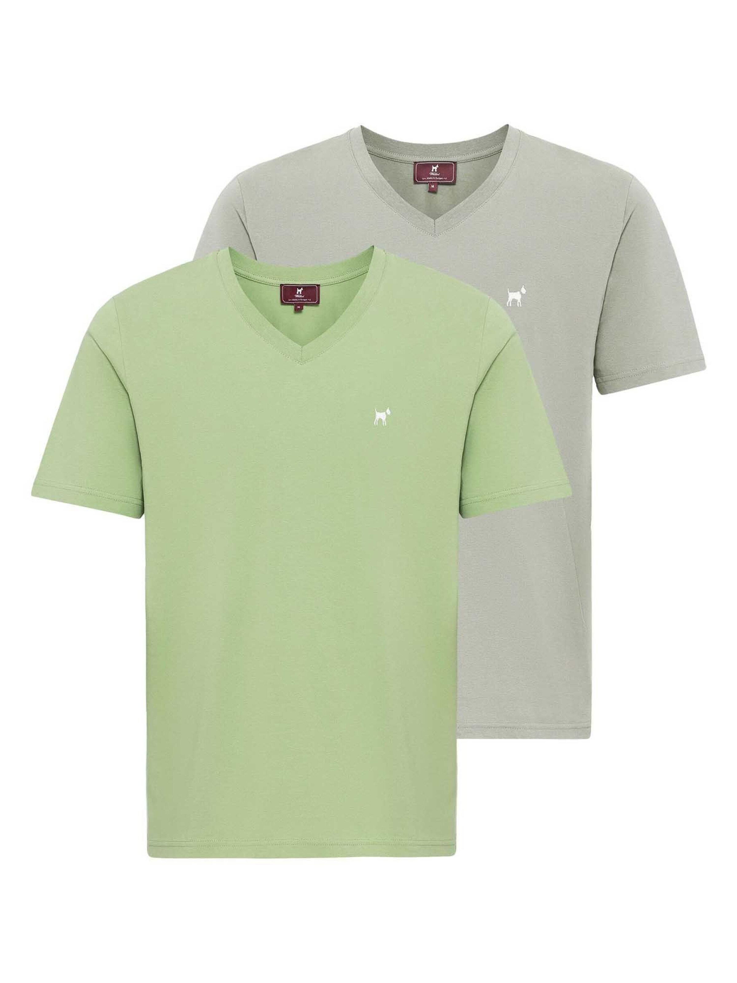 Williot T-shirt i grön: framsida