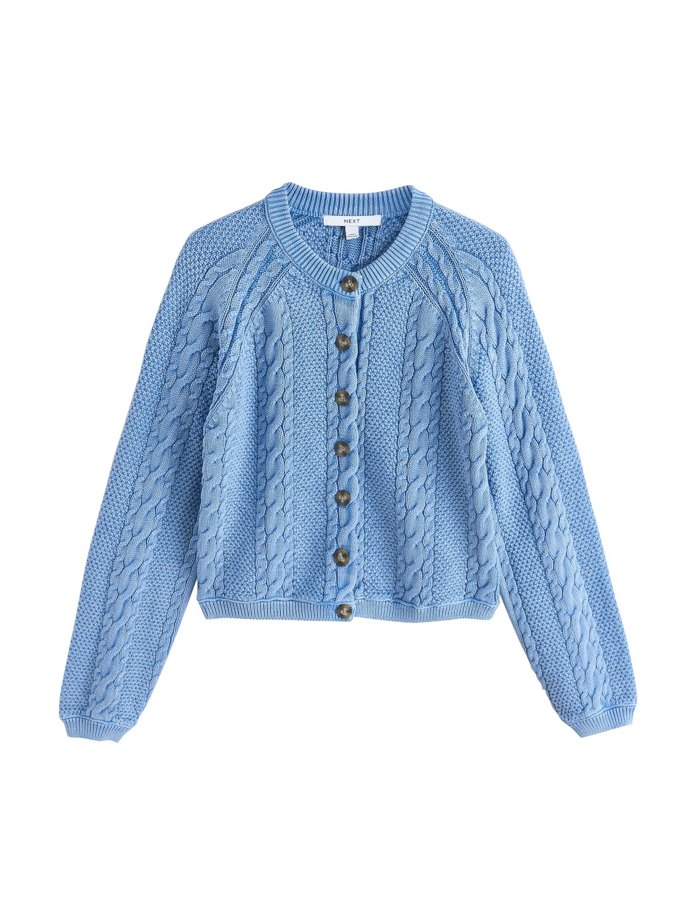 Next Strickjacke in Blau: Vorderseite