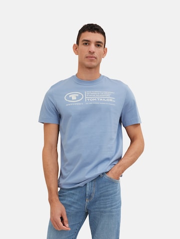 TOM TAILOR T-shirt i blå: framsida