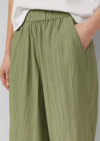 s.Oliver Wide leg Broek in Groen