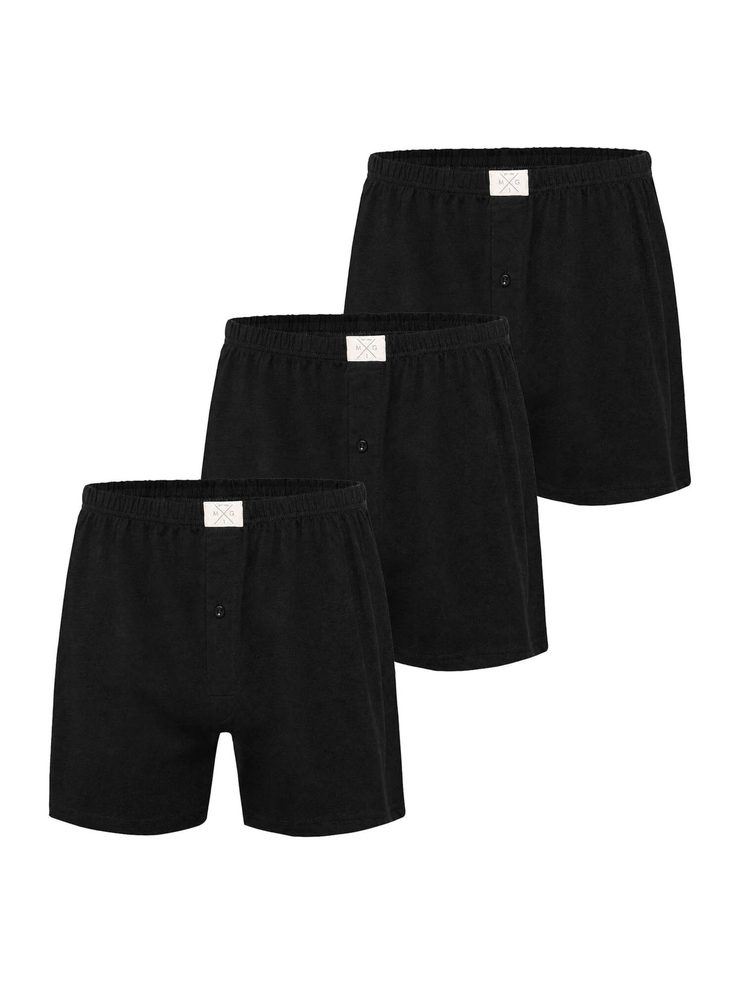 Boxers ' Jersey Loose Fit ' MG-1 en noir : devant