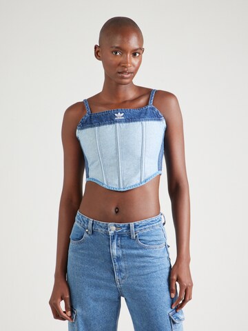 Haut 'KSENIA' ADIDAS ORIGINALS en bleu : devant