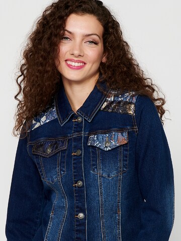 KOROSHI Jeansjacke in Blau