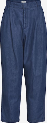 OBJECT Loosefit Bandplooi jeans 'JOANNA' in Blauw: voorkant