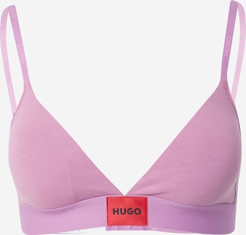 Triangle Soutien-gorge HUGO Red en violet : devant