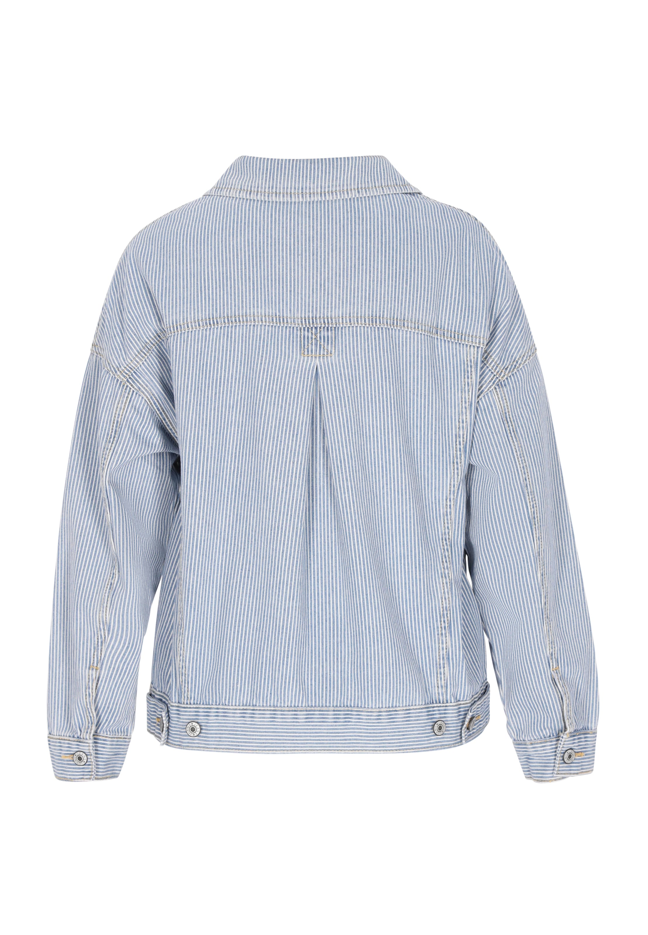 swirly Between-season jacket in Blue