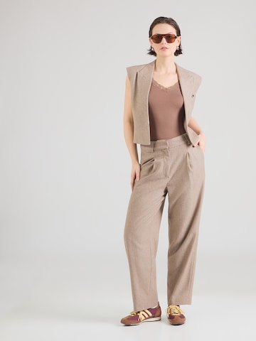 PIECES Top 'PCBARBERA' in Brown