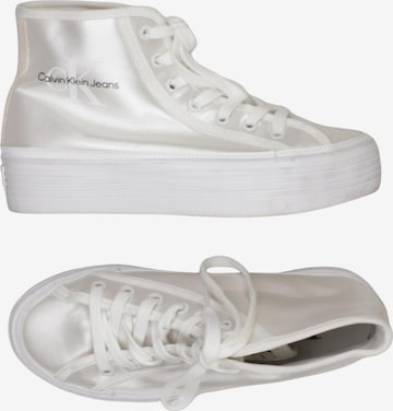 Calvin Klein Jeans Dress Boots in 37 in White: front