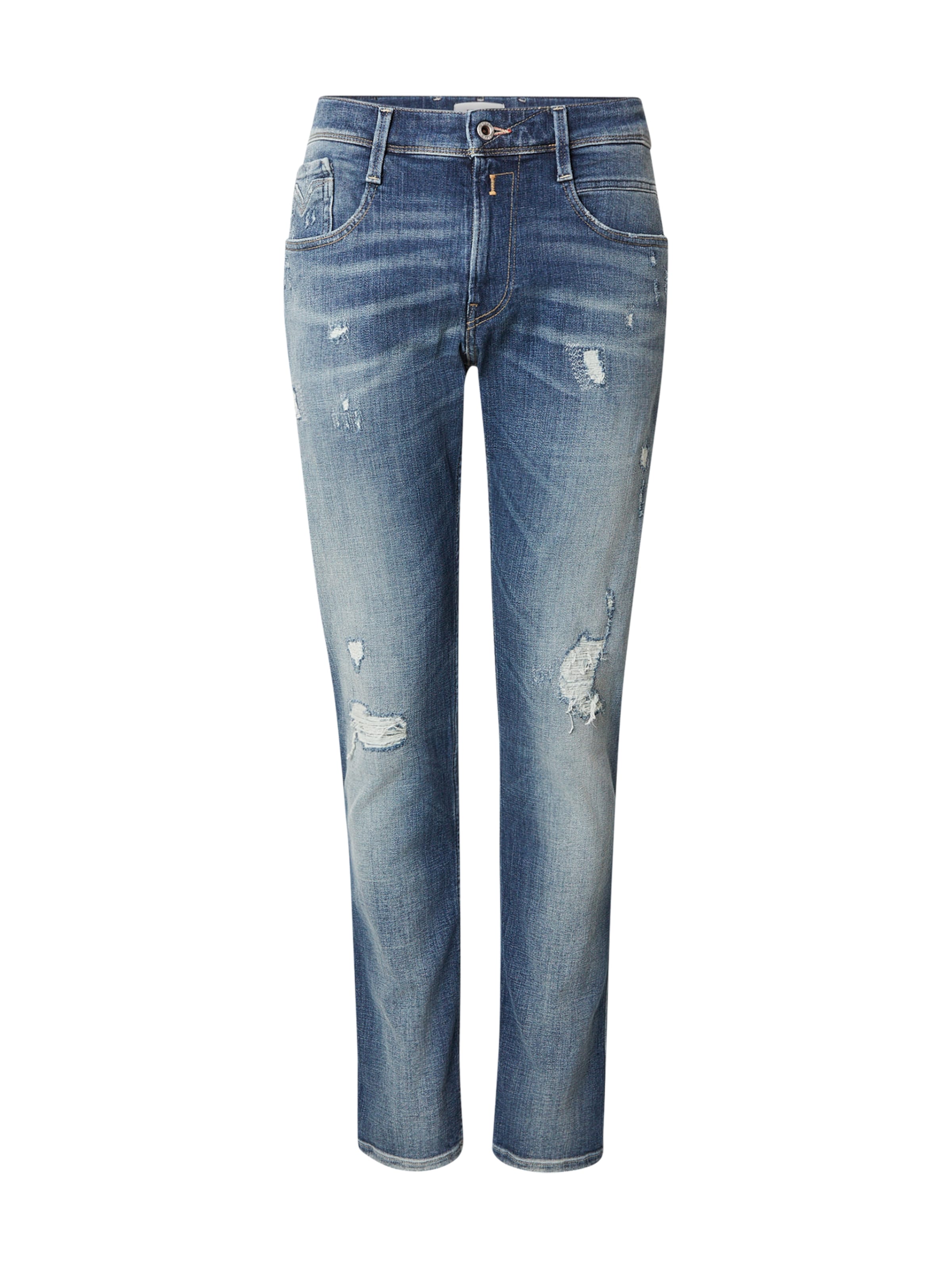 REPLAY Slimfit Farmer 'ANBASS' - kék: elől