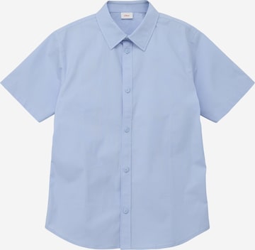 s.Oliver Button Up Shirt in Blue: front