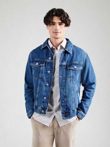 KARL LAGERFELD JEANS Демисезонная куртка в Синий: спереди