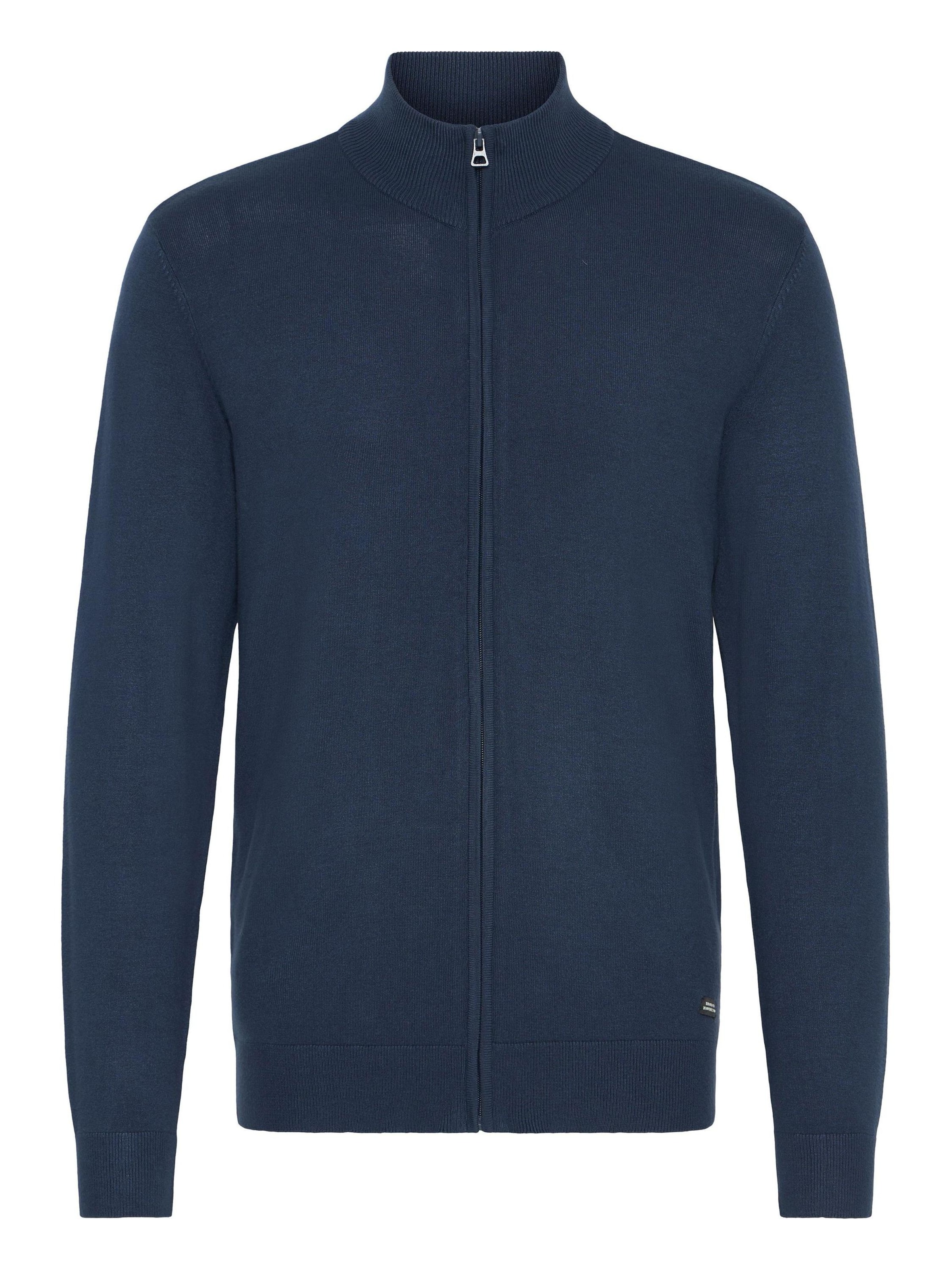 BLEND Strickjacke 'Webe ' in Blau: Vorderseite